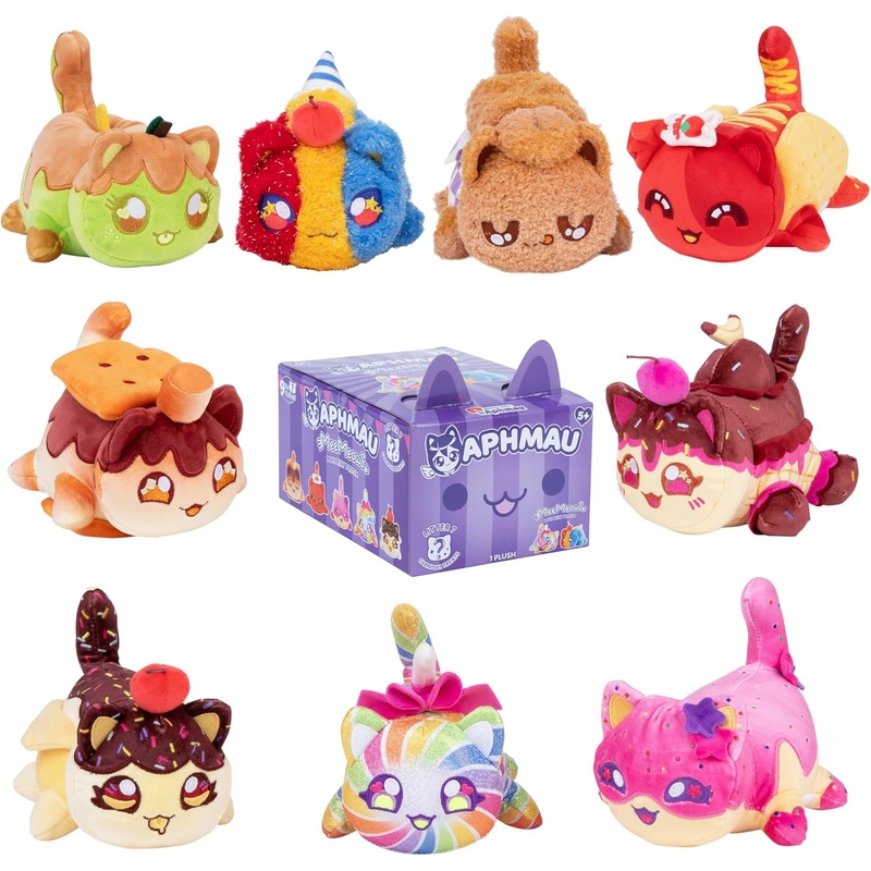APHMAU 66661 MYSTERY 6 INCH PLUSH LITTER 7 BLIND BOX