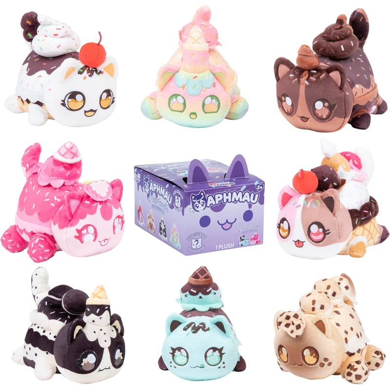 APHMAU 66662 MYSTERY 6 INCH PLUSH ICE CREAM EDITION