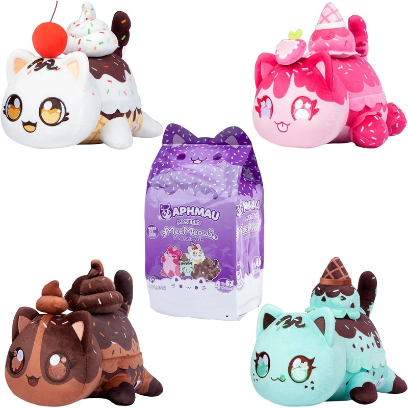 APHMAU 6800 MYSTERY MEEMEOWS 11 INCH CLASSIC PLUSH ICE CREAM