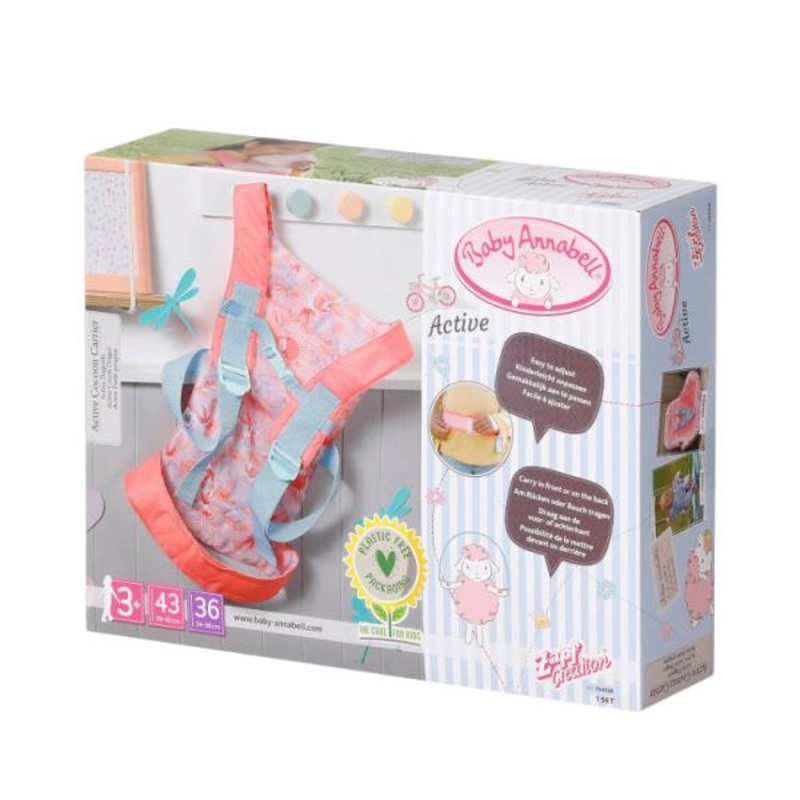 BABY ANNABELL 704226 ACTIVE COCOON CARRIER