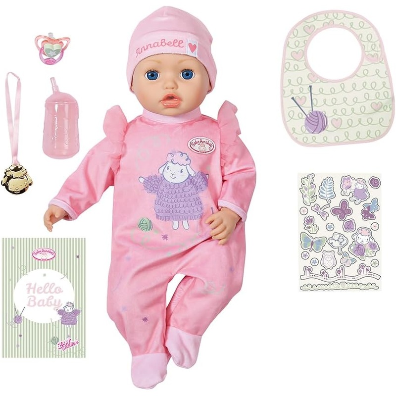 BABY ANNABELL 706626 INTERACTIVE ACTIVE ANNABELL 43CM DOLL