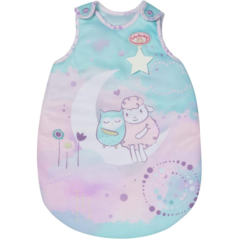 BABY ANNABELL 707135 SWEET DREAMS SLEEPING BAG TEAL/PURPLE