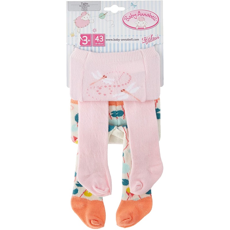 BABY ANNABELL TiIGHTS 2 PACK FOR 43cm DOLL
