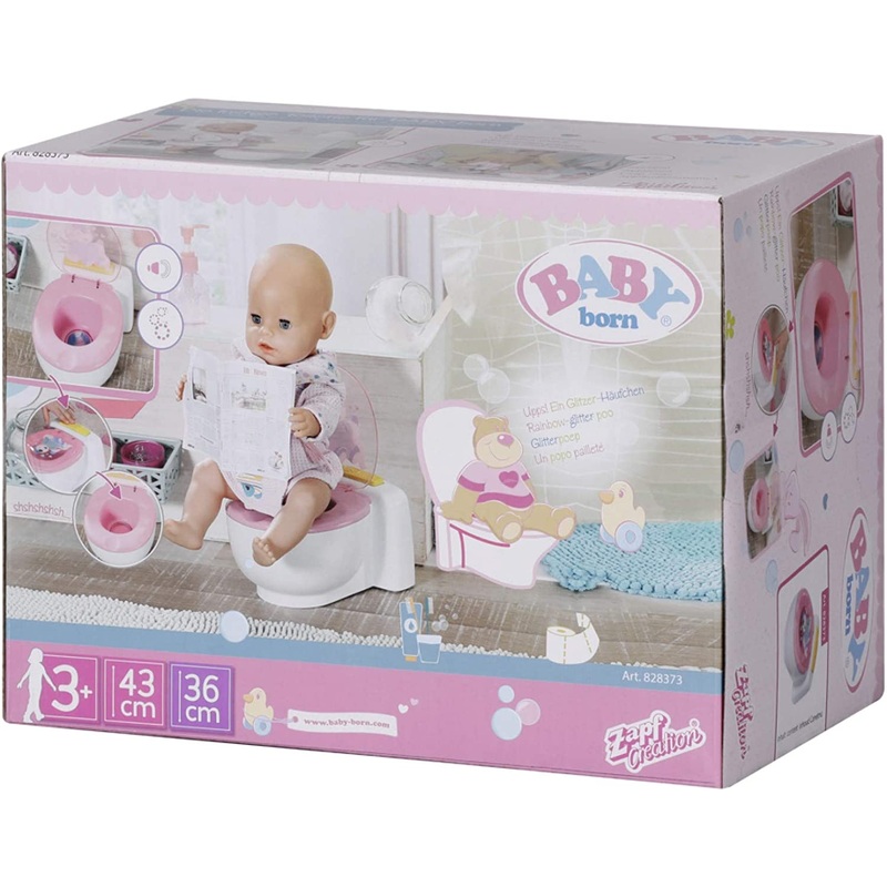 BABY BORN 828373 POTTY TIME WITH FUNNY SOUNDS