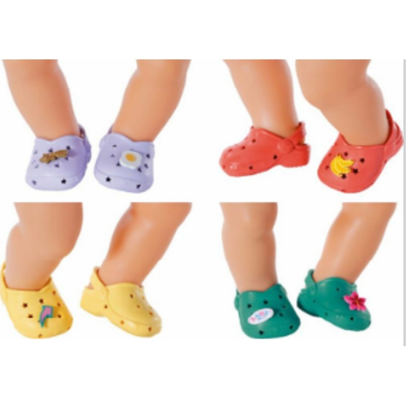 BABY BORN 831809 HOLIDAY SHOES WITH 6 FUNNY PINS (ASSORTED DESIGNS, ONE SUPPLIED AT RANDOM)