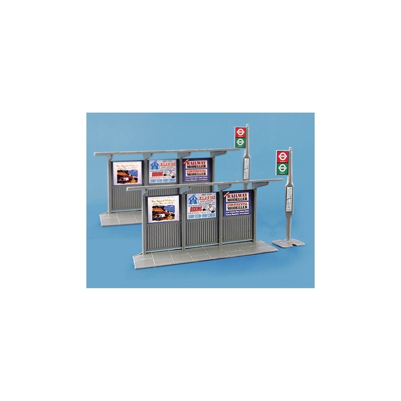 PECO MODELSCENE 5007 BUS STOP AND SHELTER