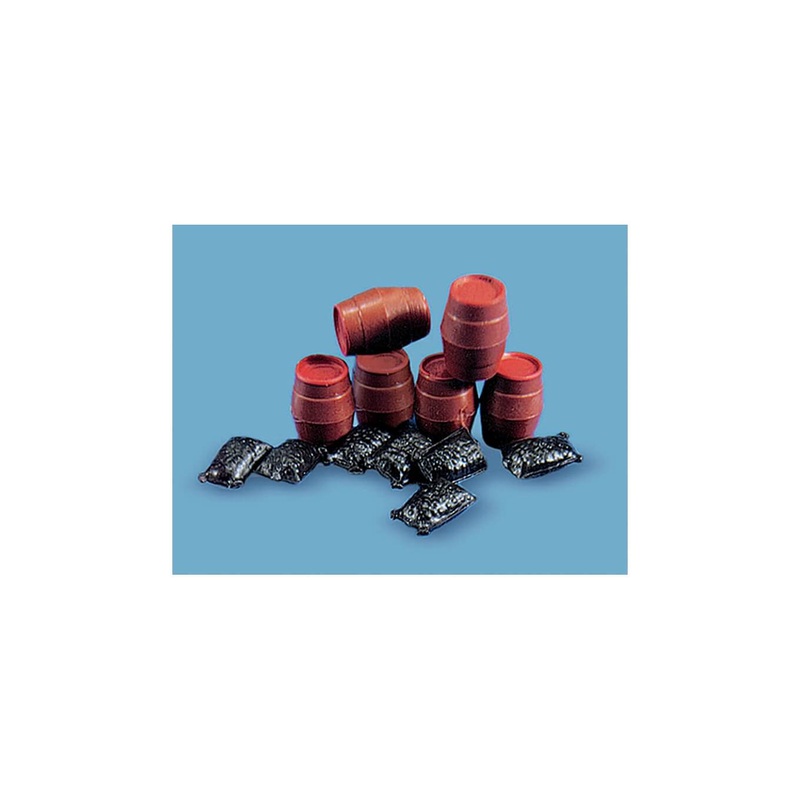 PECO MODELSCENE 5064 SACKS AND BARRELS