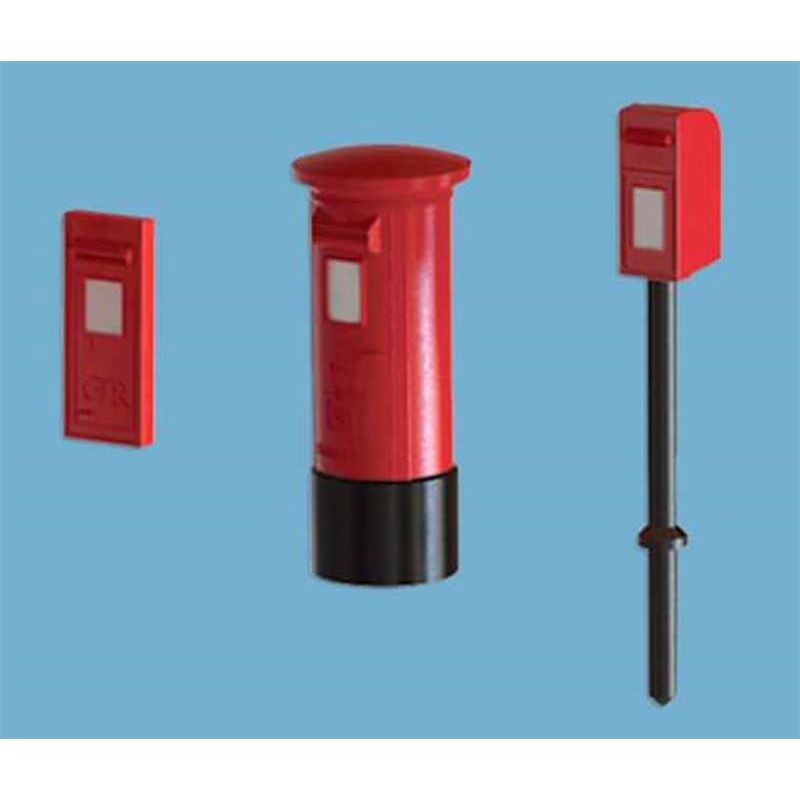 PECO MODELSCENE 5191 post boxes  N GAUGE  FIGURES