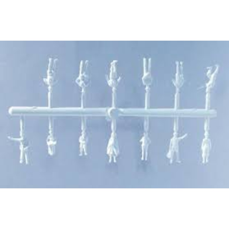 PECO MODELSCENE 5201 UNPAINTED ARMY,NAVY AND RAF PERSONNEL   OO SCALE FIGURES