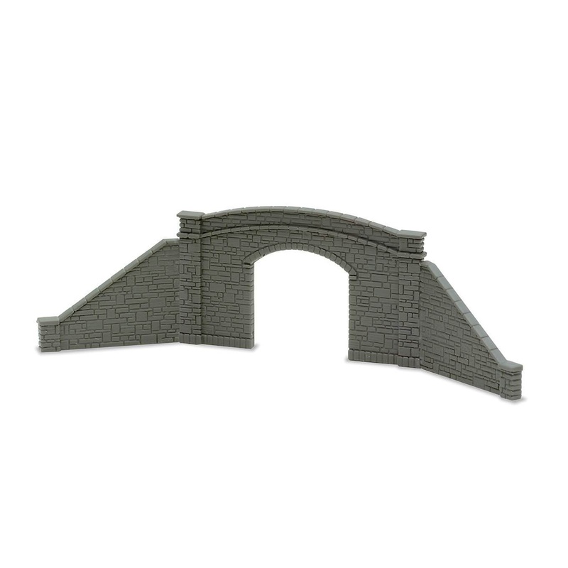 PECO NB-33 SINGLE TRACK BRIDGE SIDES AND RETAINING WALLS N GAUGE