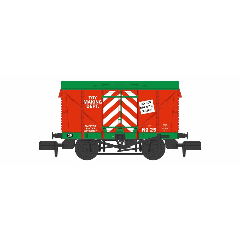PECO NR-2008XM BR VANFIT PLANK SIDE CHRISTMAS WAGON 2023 N GAUGE