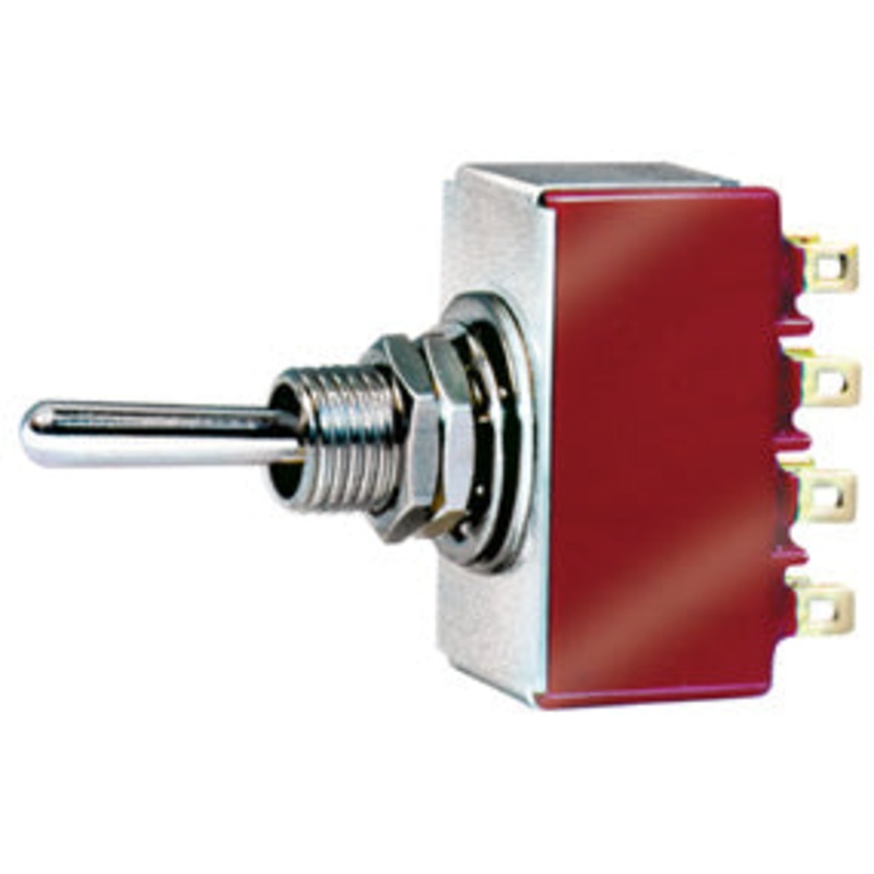 PECO PL-21 FOUR POLE DOUBLE THROW TOGGLE SWITCH (FOR USE WITH SL-E383F) PECO LECTRICS  FOR PECO SETRACK AND PECO STREAMLINE  ALL GAUGES