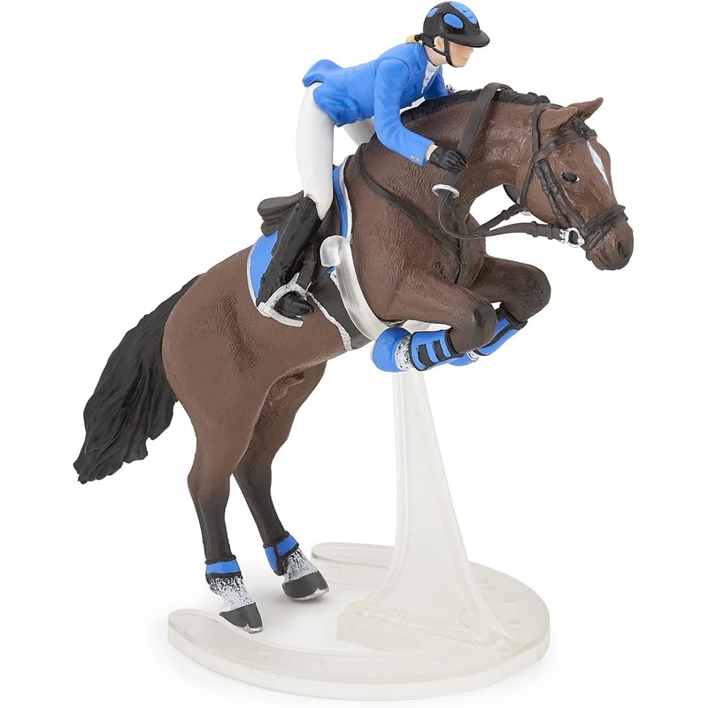 PAPO 51560 JUMPING HORSE WITH RIDING GIRL
