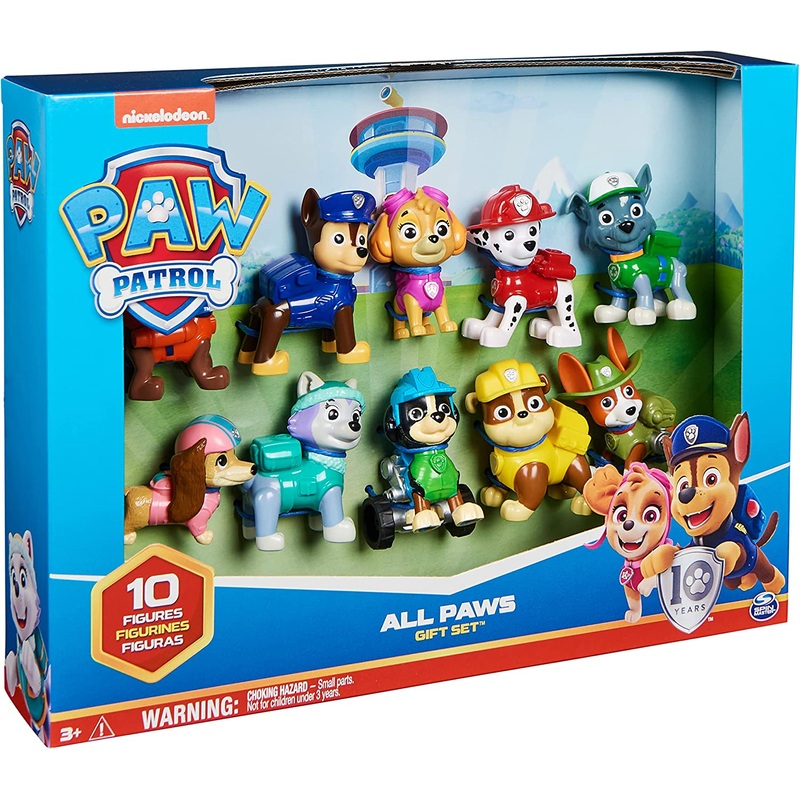 PAW PATROL 20139040 10th ANNIVERSARY ALL PAWS FIGURES GIFT SET