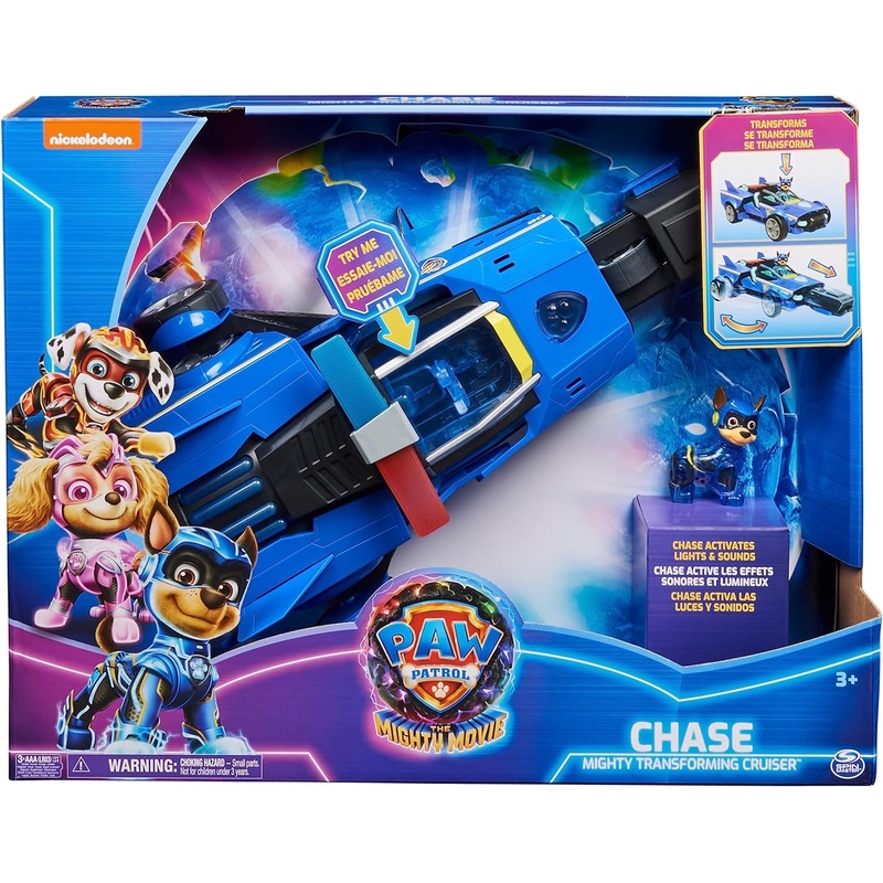 PAW PATROL 20142980 CHASE MIGHTY TRANFORMING CRUISER