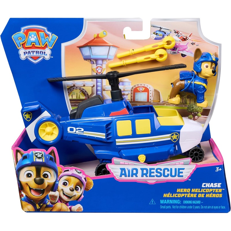 PAW PATROL 6071173 AIR RESCUE CHASE HERO HELICOPTER