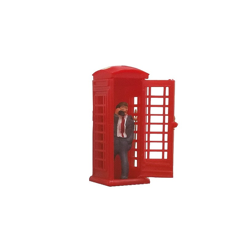 PECO MODELSCENE 5005 TELEPHONE BOX AND CALLER