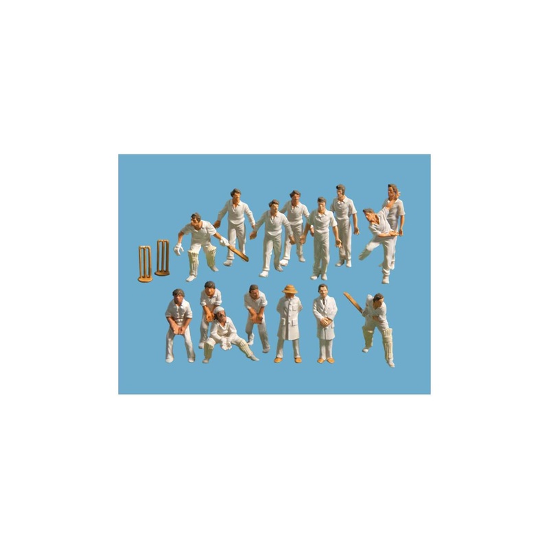 PECO MODELSCENE  5300 CRICKET TEAM   OO SCALE FIGURES