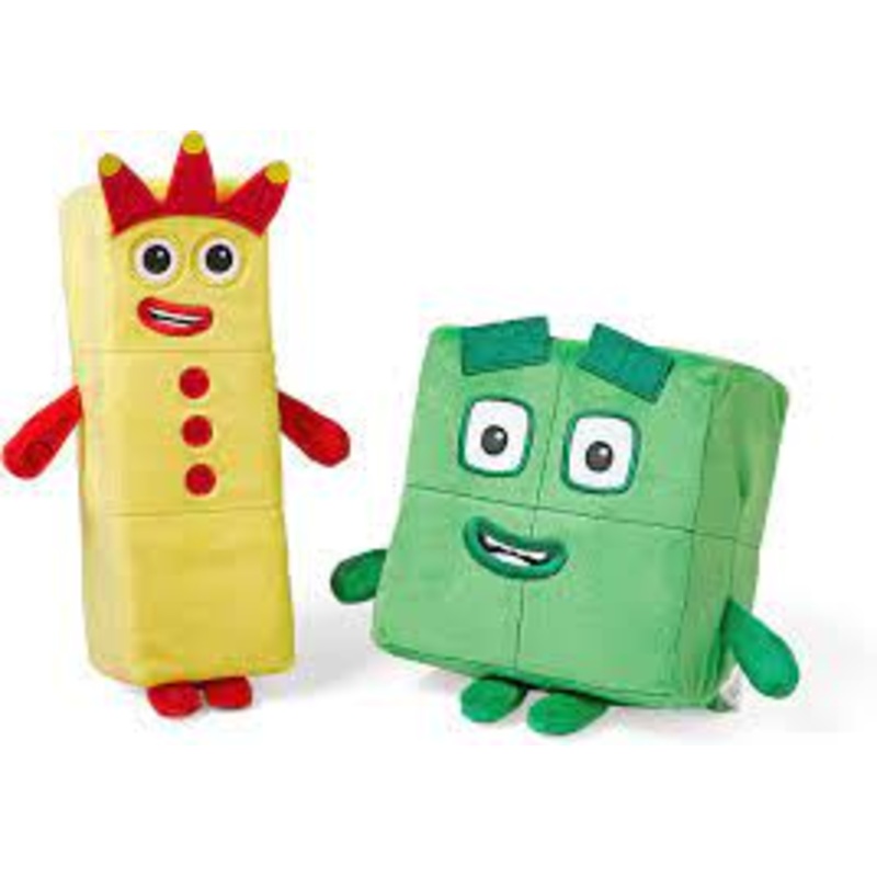 NUMBERBLOCKS THREE AND FOUR PLAYFUL PALS PLUSH