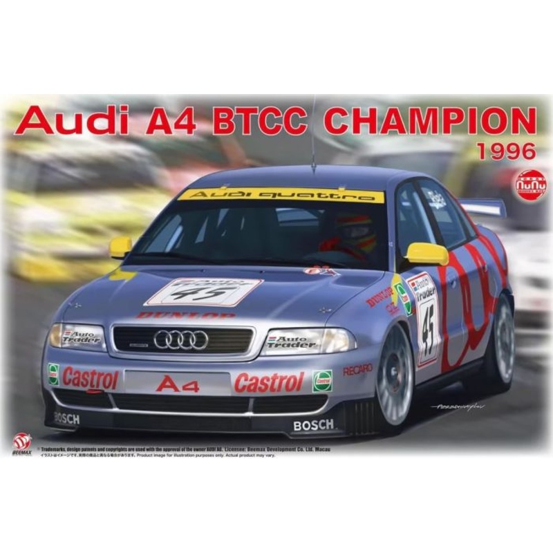 NuNu 24035 Audi A4 Bttc 1996 World Champion  1/24