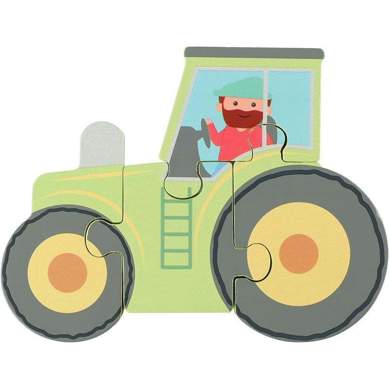 ORANGE TREE TOYS WOODEN TRACTOR PUZZLE