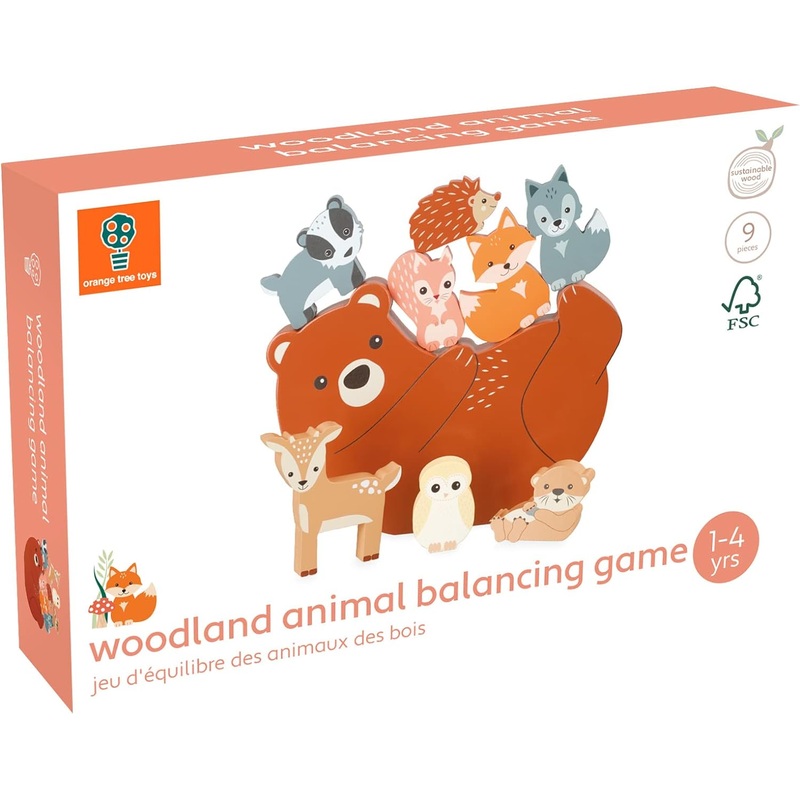 ORANGE TREE TOYS WOODLAND ANIMAL BALANCING GAME