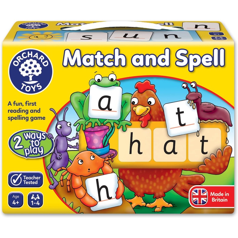 ORCHARD TOYS 004 MATCH AND SPELL GAME