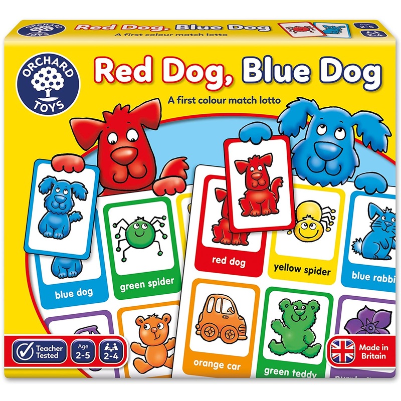 ORCHARD TOYS 044 RED DOG BLUE DOG GAME