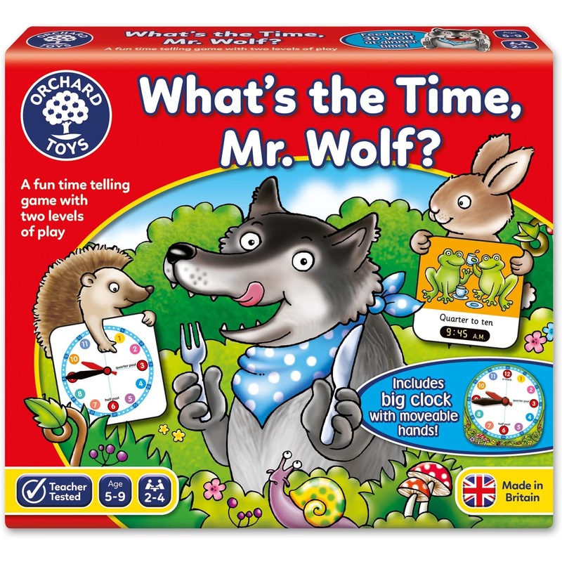 ORCHARD TOYS 049 WHAT'S THE TIME MR WOLF? GAME