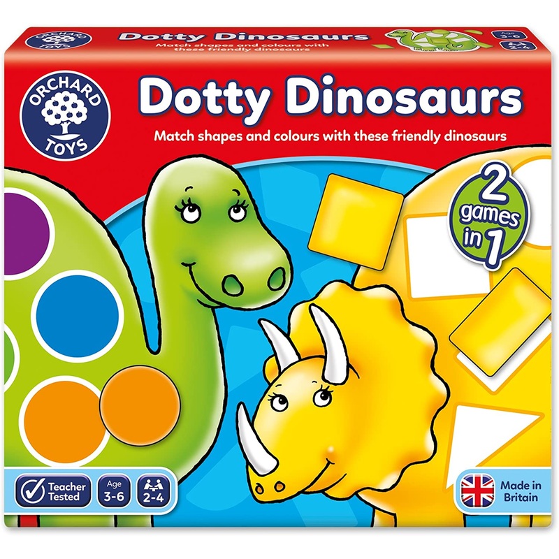 ORCHARD TOYS 062 DOTTY DINOSAURS GAME