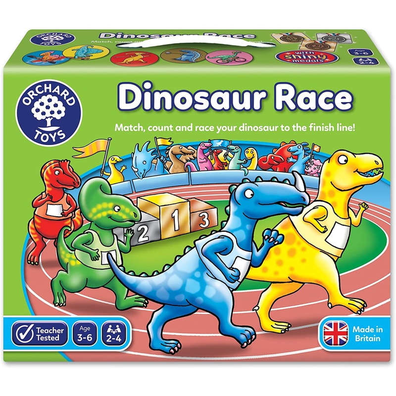ORCHARD TOYS 086 DINOSAUR RACE