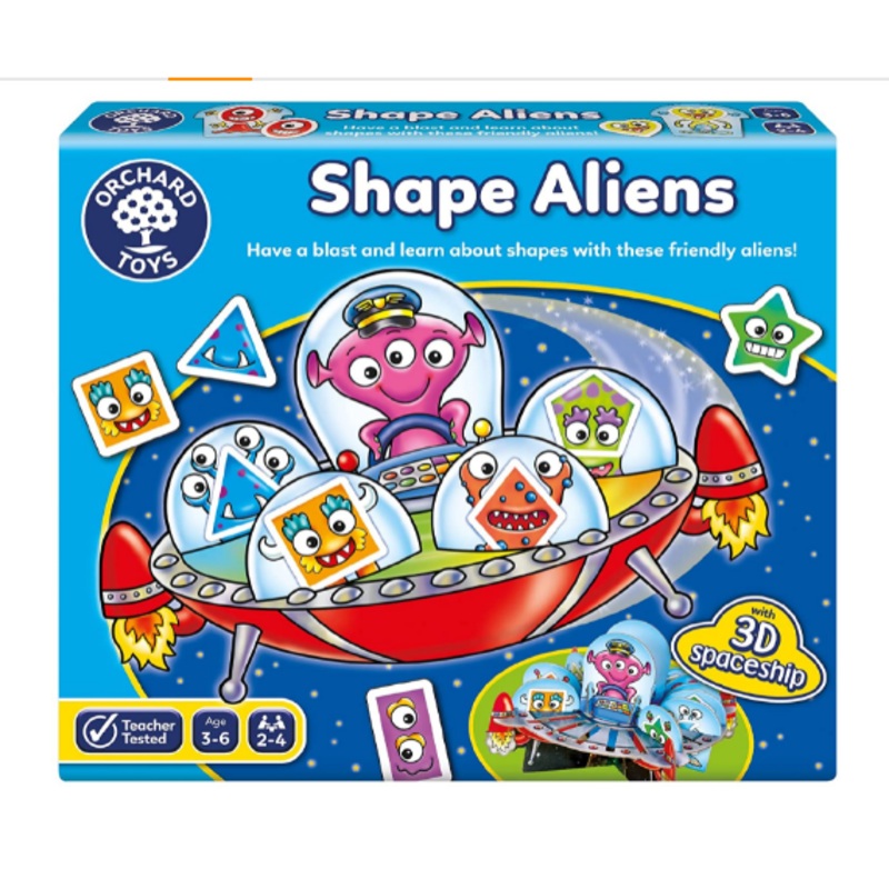 ORCHARD TOYS 114 SHAPE ALIENS GAME