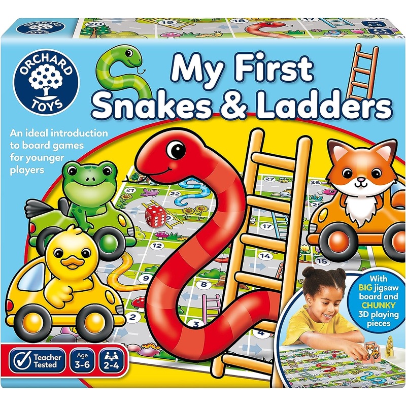ORCHARD TOYS 120 MY FIRST SNAKES & LADDERS GAME