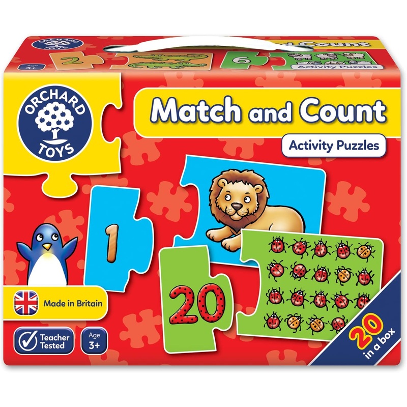 ORCHARD TOYS 219 MATCH AND COUNT JIGSAW PUZZLE