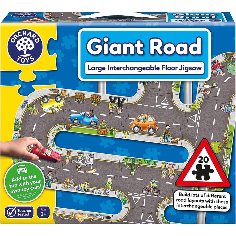 ORCHARD TOYS 286 GIANT ROAD FLOOR JIGSAW PUZZLE