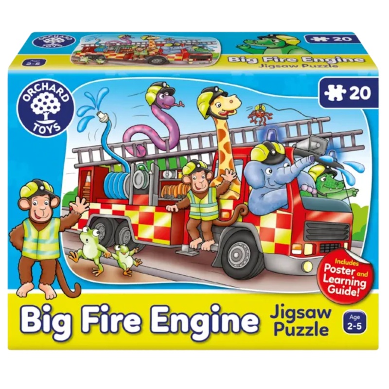 ORCHARD TOYS 303 BIG FIRE ENGINE JIGSAW PUZZLES