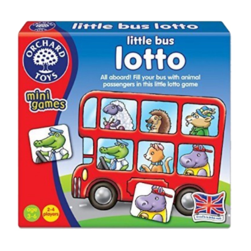 ORCHARD TOYS 355 LITTLE BUS LOTTO MINI GAME