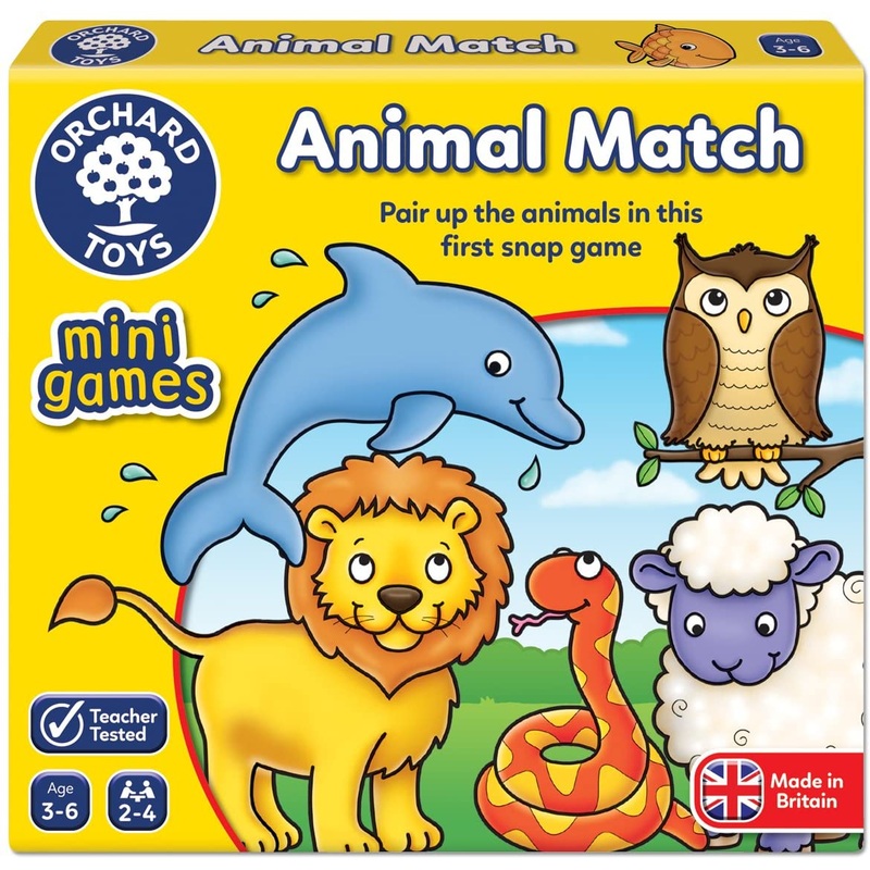 ORCHARD TOYS 363 ANIMAL MATCH MINI GAME