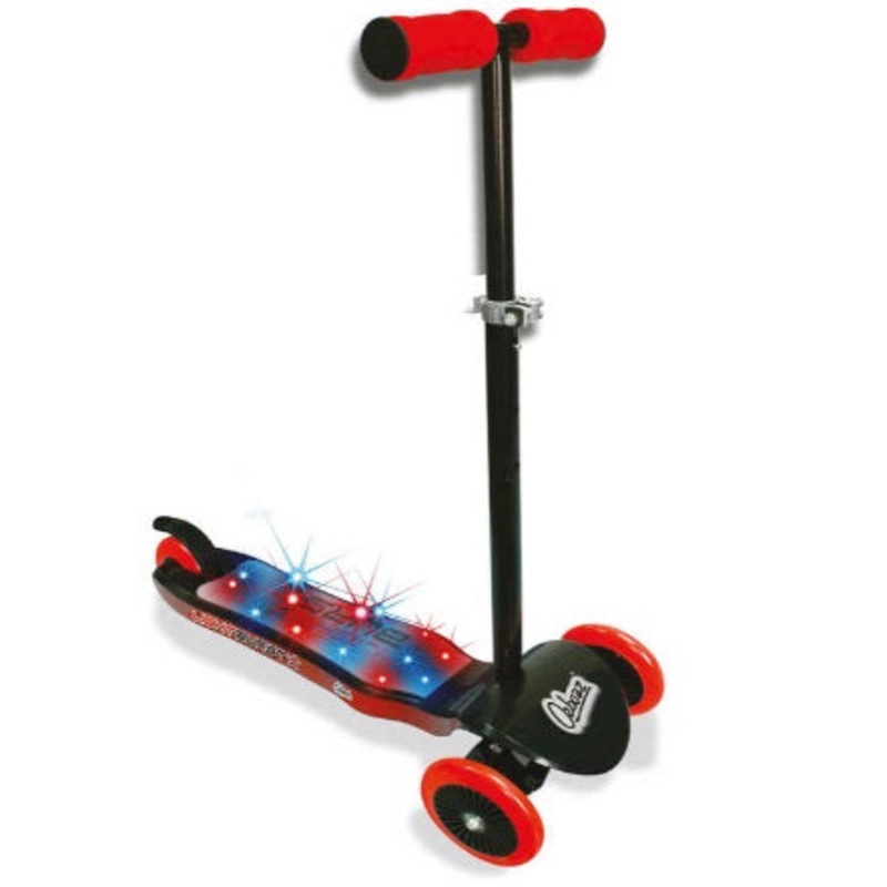 OZBOZZ SV12476 LIGHT BURST 3 WHEEL SCOOTER BLACK