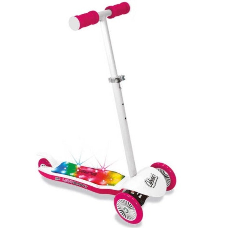 OZBOZZ SV12477 LIGHT BURST 3 WHEEL SCOOTER PINK