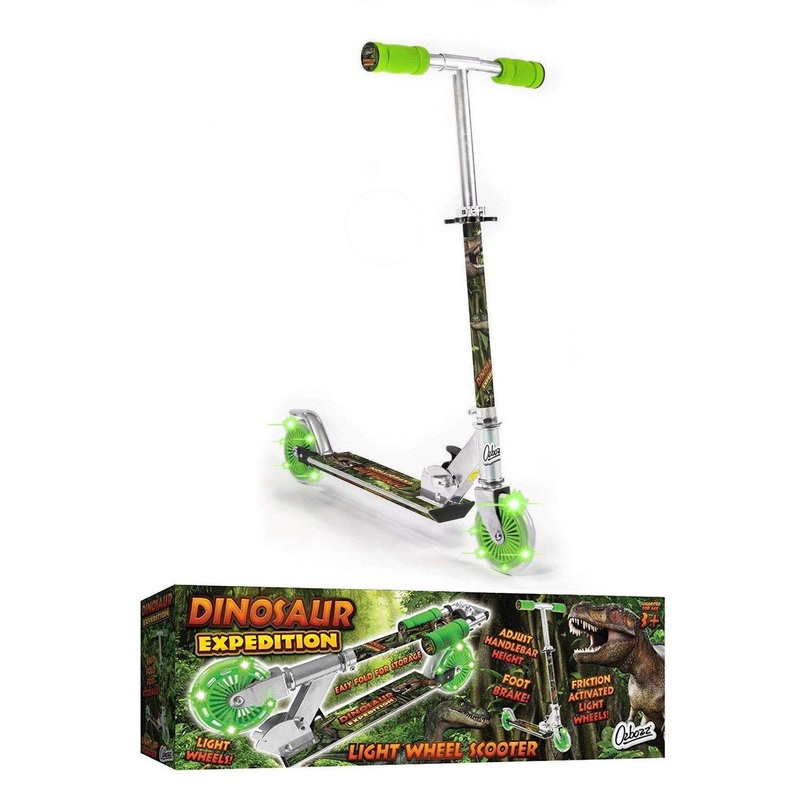 OZBOZZ SV14697 DINO EXPEDITION LIGHT UP SCOOTER