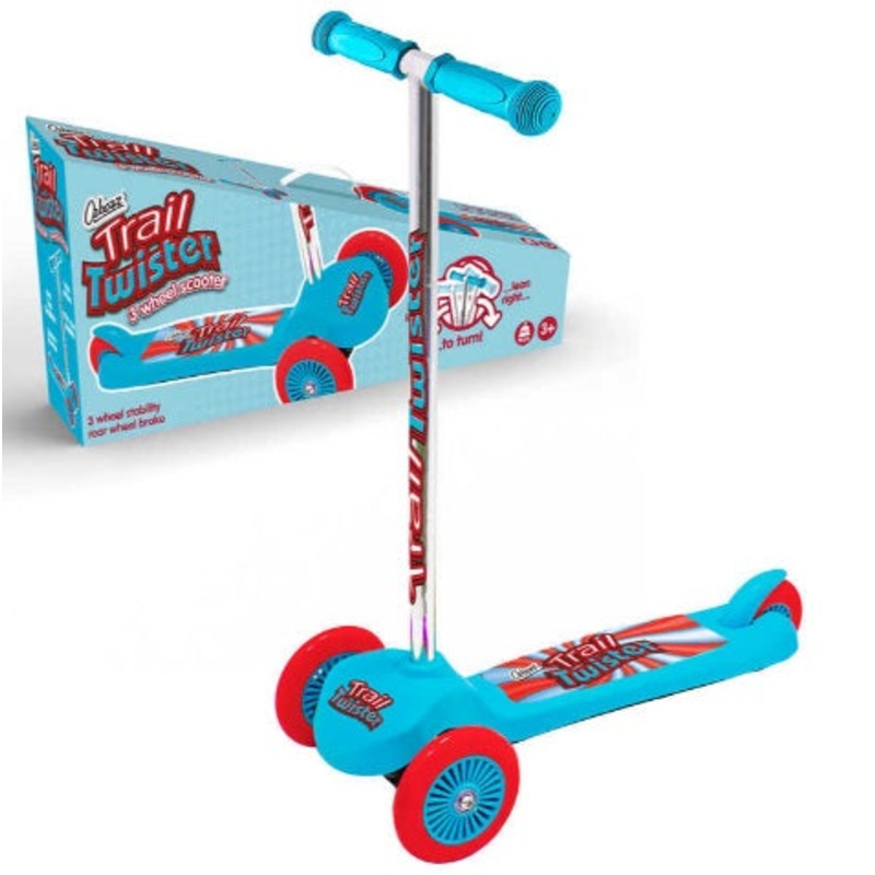 OZBOZZ SV20745 TRAIL TWIST 3 WHEEL SCOOTER BLUE