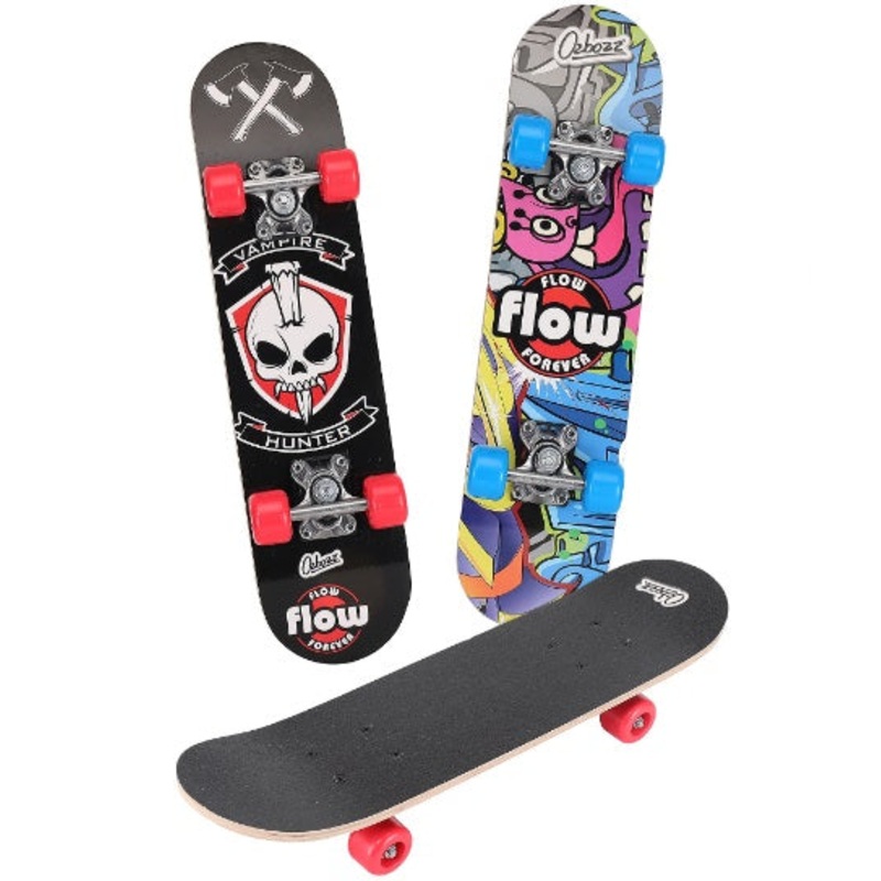 OZBOZZ SV20878 SKATEBOARD 24" MAPLE DECK (ASSORTED DESIGNS ONE CHOSEN RANDOM)