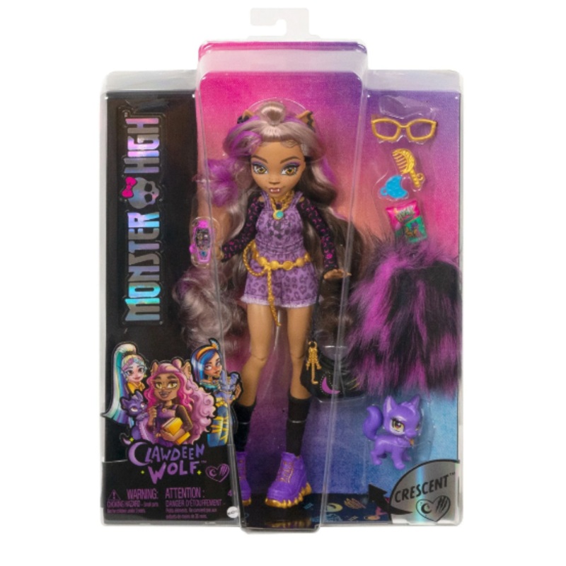 MONSTER HIGH HHK52 CLAWDEEN WOLF DOLL