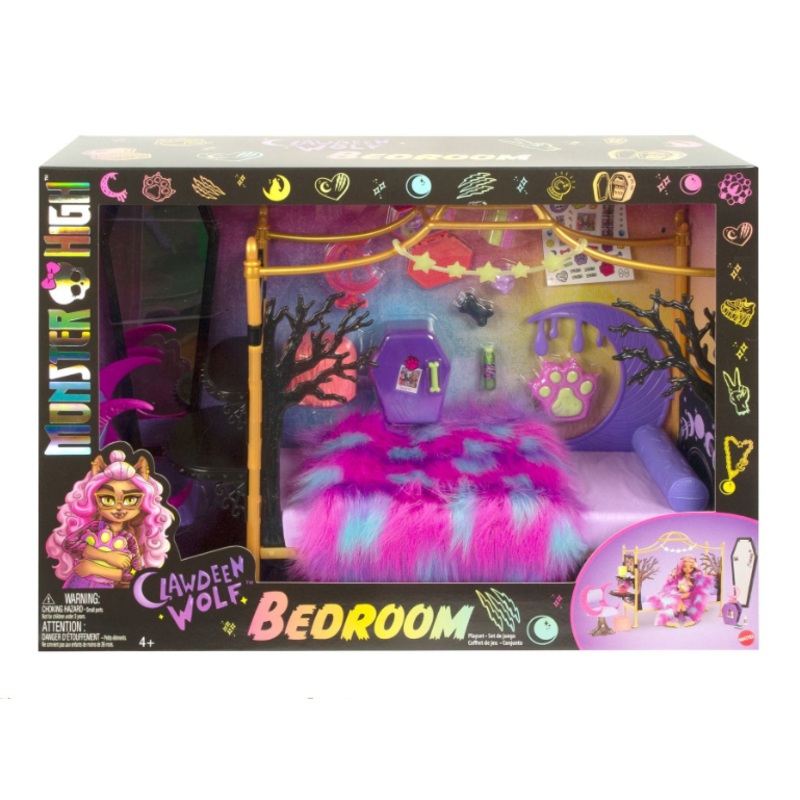MONSTER HIGH HHK64 CLAWDEEN WOLF BEDROOM