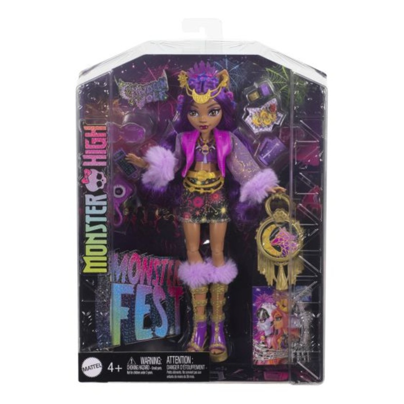 MONSTER HIGH HXH80 MONSTER FEST CLAWDEEN WOLF DOLL