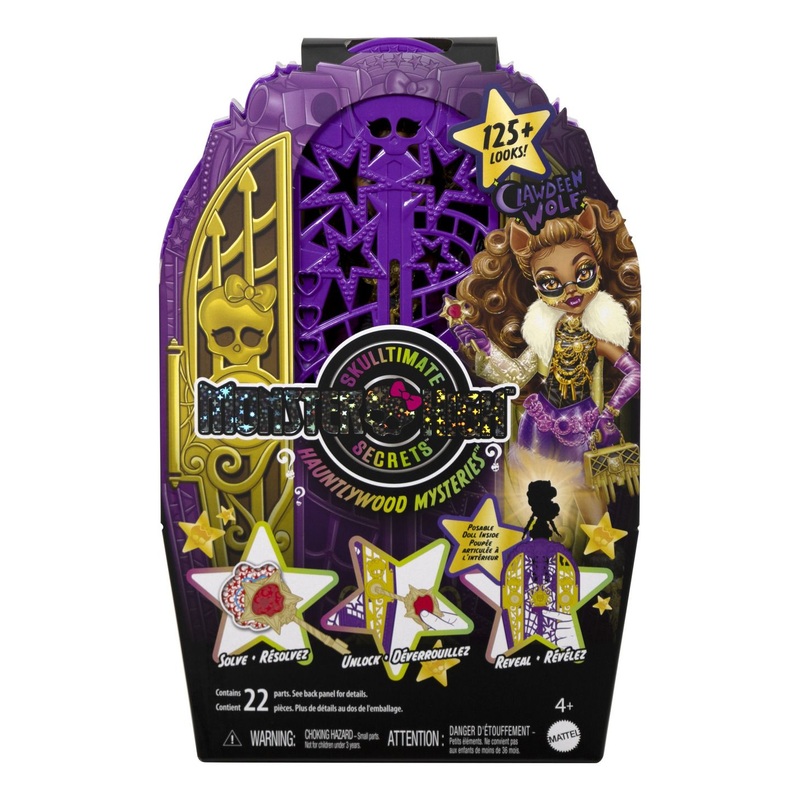MONSTER HIGH JBG80 SKULLTIMATE SECRETS CLAWDEEN WOLF