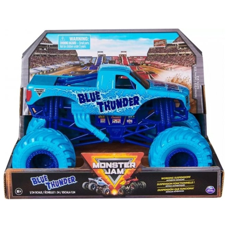 MONSTER JAM 20144301 BLUE THUNDER MONSTER TRUCK 1:24TH SCALE