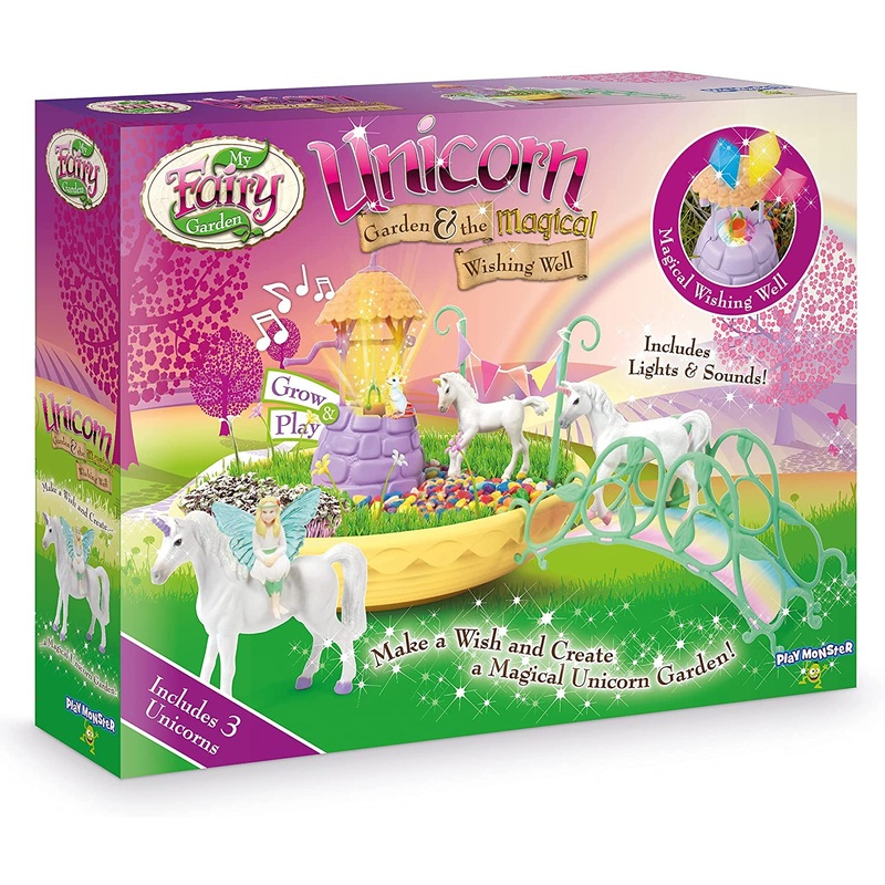 MY FAIRY GARDEN FG311 UNICORN GARDEN & THE MAGICAL WISHING WELL