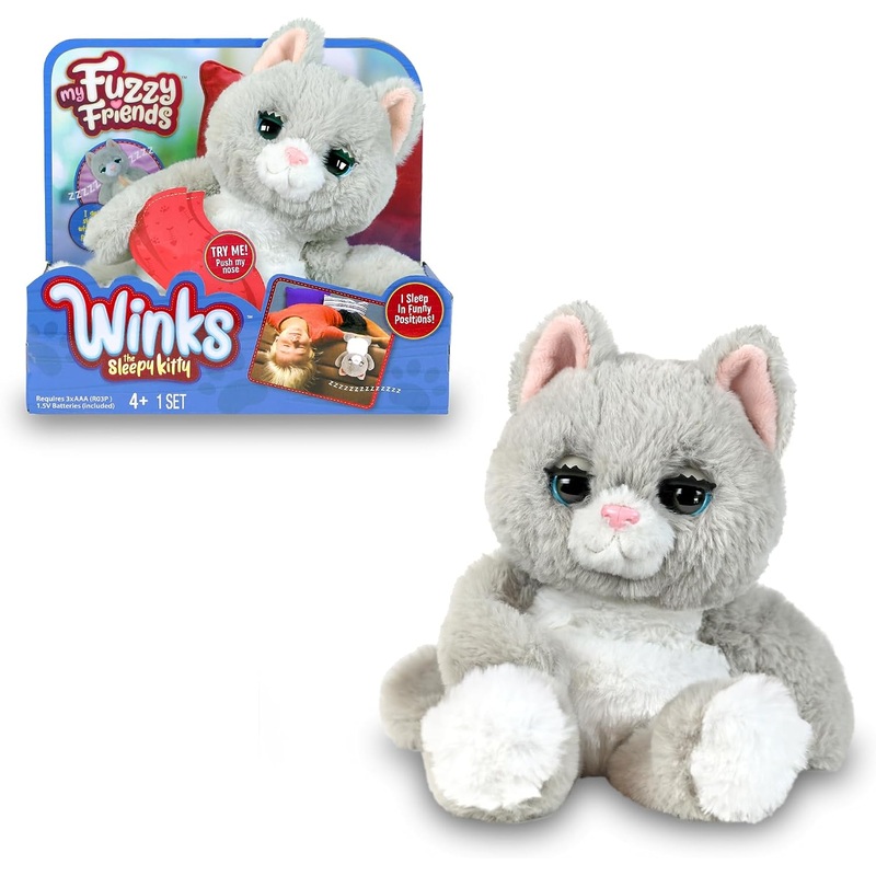 MY FUZZY FRIENDS MYE00111 WINKS THE SLEEPY KITTY